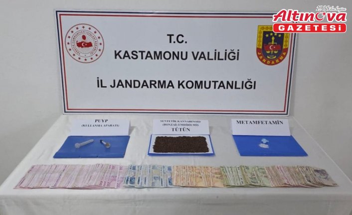 Kastamonu'da uyuşturucuyla yakalanan 2 şüpheliden 1'i tutuklandı