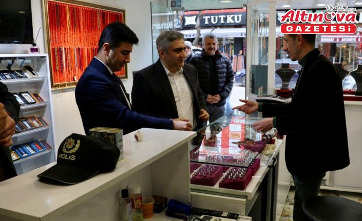 Kaymakam Karaaslan’dan okul ve esnaf ziyareti