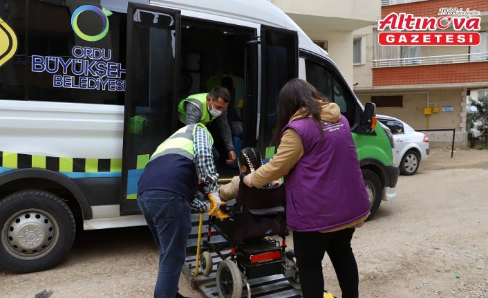 Ordu'da hizmet veren “engelsiz taksi“ 7 bin 43 defa kullanıldı