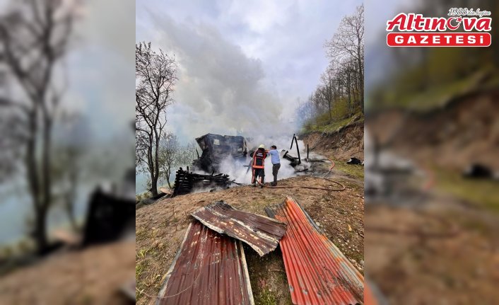 Ordu'da müstakil evde çıkan yangın söndürüldü