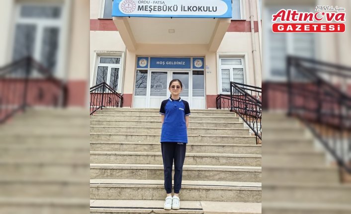 Ordu'da ortaokul öğrencisi, kompozisyon yarışmasında Türkiye birincisi oldu