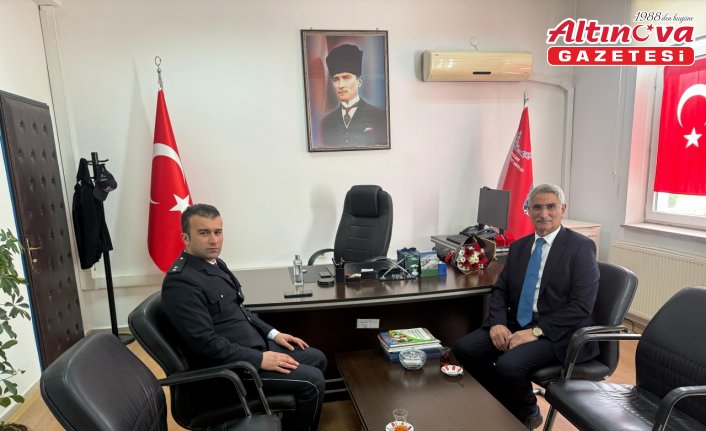 Pazar Belediye Başkan Pervanlar, İlçe Emniyet Amiri Albayrak'ı ziyaret etti