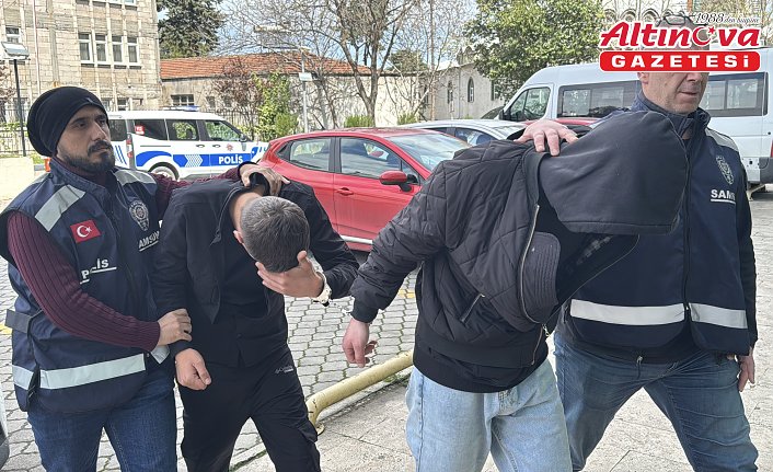 Samsun'da alacağını istemek için gittiği iş yerinde tüfekle ateş edilen kişi merdivenden düşüp yaralandı