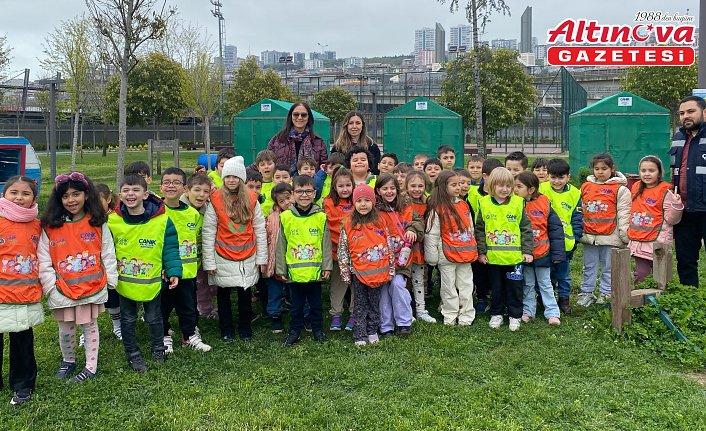 Sam­sun'da il­ko­kul öğ­ren­ci­le­ri "Sıfır Atık Köyü"nü zi­ya­ret etti