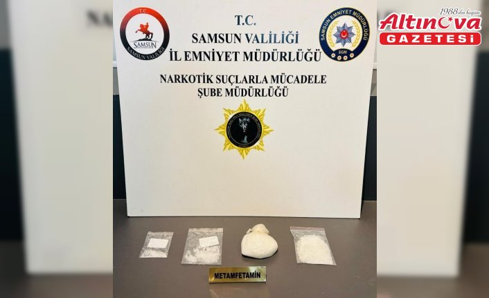 Samsun'da düzenlenen uyuşturucu operasyonunda 4 zanlı yakalandı