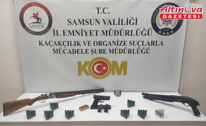 Samsun'da kaçak silah ticareti operasyonunda 1 zanlı yakalandı