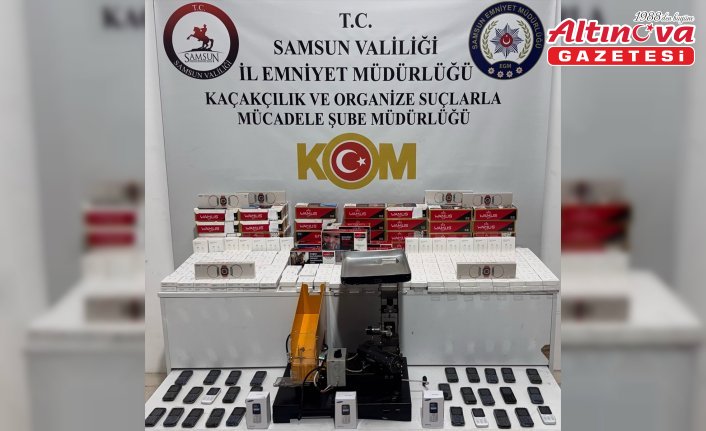 Samsun'da kaçakçılık operasyonunda 4 zanlı yakalandı