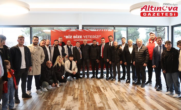 Samsunspor'da bayramlaşma töreni düzenlendi