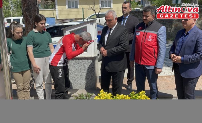 Şehit öğretmen Aybüke Yalçın anısına başlattığı bisiklet yolculuğunu tamamladı