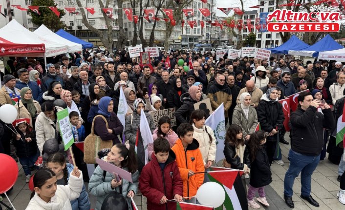 Sinop'ta “Gazze ölüyor, ayağa kalk“ programı düzenlendi