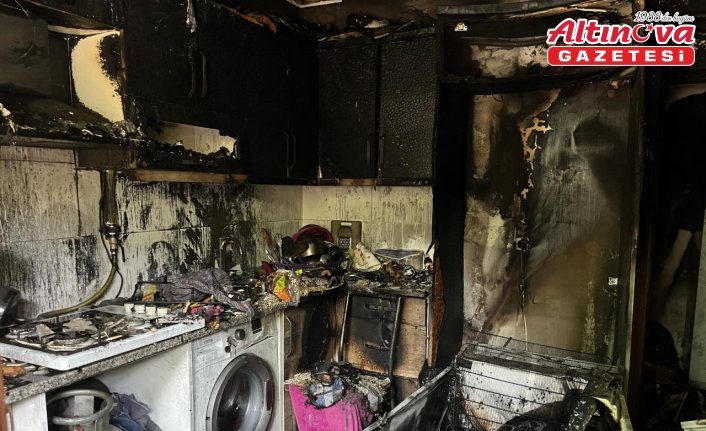 Tokat'ta yangında evde mahsur kalan 2 çocuğu polis kurtardı