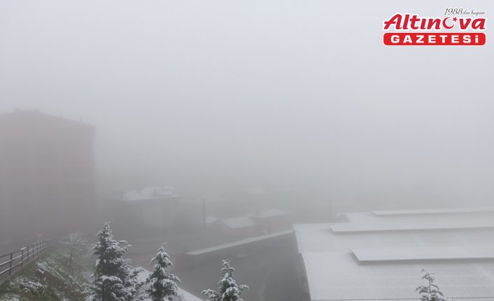 Tosya'da sis etkili oluyor