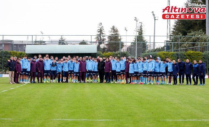 Trabzonspor'dan 19 yaş altı bordo-mavili takıma ziyaret