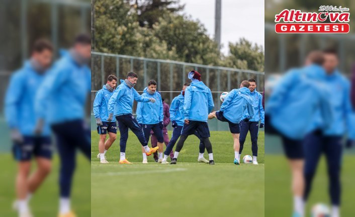 Trabzonspor, Çaykur Rizespor maçı hazırlıklarına devam etti