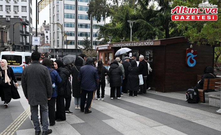 Trabzonspor-Göztepe maçının bilet satışı devam ediyor