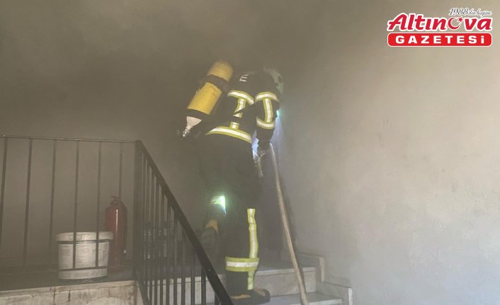 Türkeli'de bir evde çıkan yangın söndürüldü