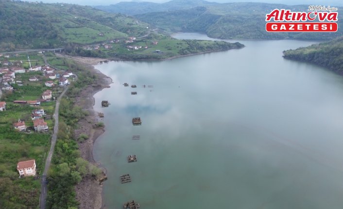 Zonguldak'taki Kızılcapınar Barajı'nda su seviyesi yağışlarla yükseldi