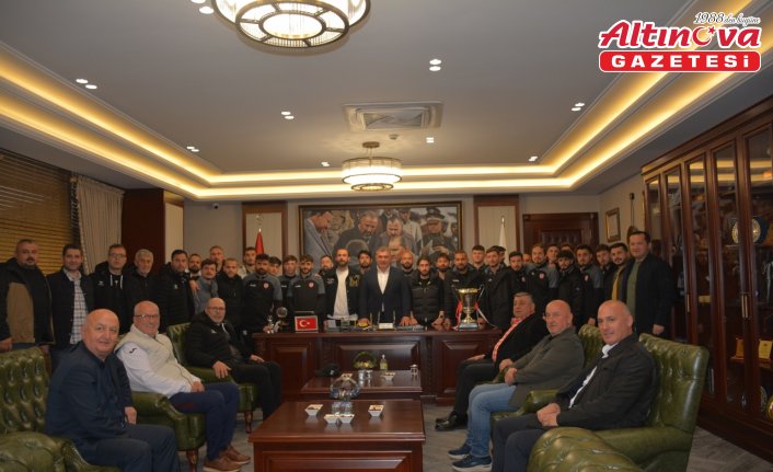 1926 Bulancakspor'dan, Belediye Başkanı Necmi Sıbıç’a ziyaret