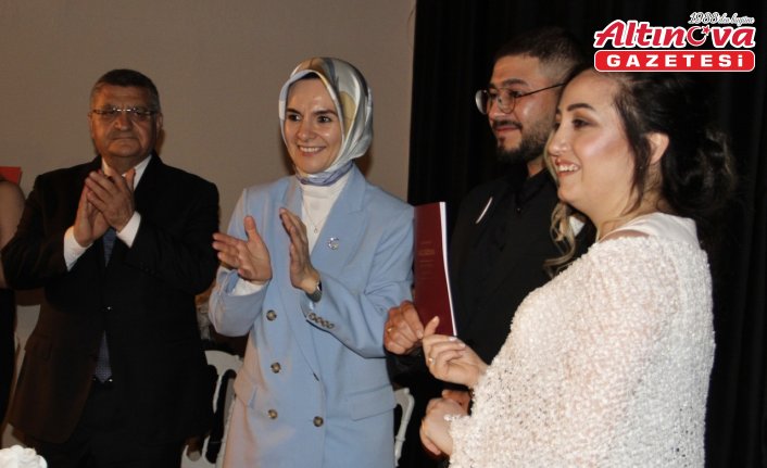Aile ve Sosyal Hizmetler Bakanı Göktaş, Sinop’ta nikah törenine katıldı