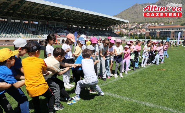 Amasya'da Dünya Çocuk Atletizm Günü nedeniyle şenlik düzenlendi