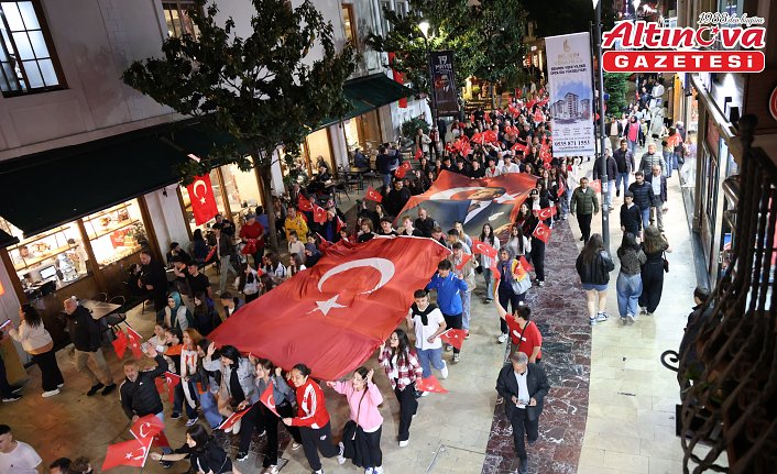 Artvin ve Ordu'da 19 Mayıs kutlamaları kapsamında fener alayı düzenlendi