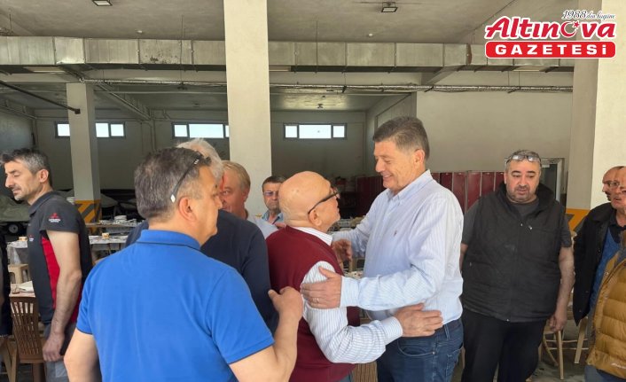 Bartın Belediye Başkanı Yalçınkaya, sanayi esnafıyla bir araya geldi