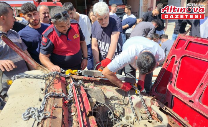 Boyabat'ta itfaiye personeline uygulamalı ilk müdahale eğitimi verildi