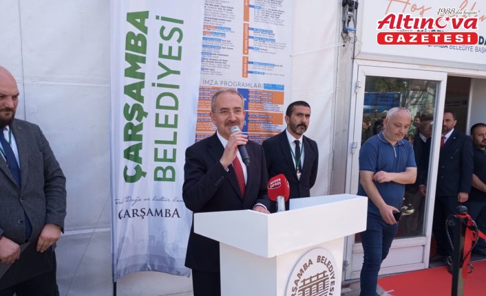 Çarşamba'da Kitap Fuarı açıldı