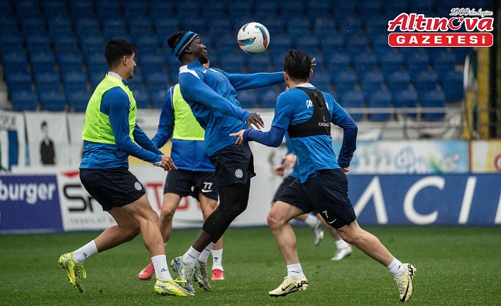 Çaykur Rizespor, Göztepe maçının hazırlıklarına devam etti