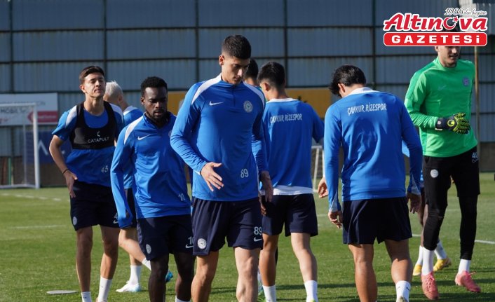 Çaykur Rizespor, Beşiktaş maçının hazırlıklarına başladı