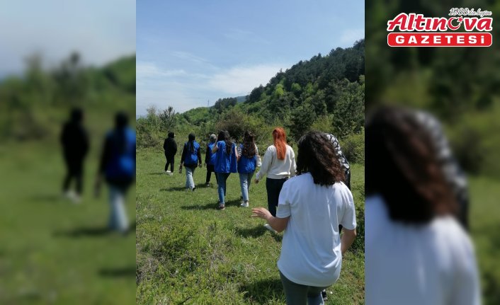 Cide ilçesinde doğa yürüyüşü düzenlendi