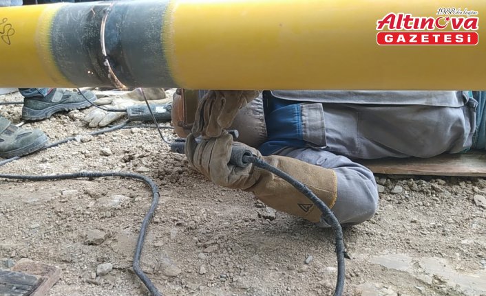 Dikmen’de doğal gaz hat döşeme çalışmalarına başlandı