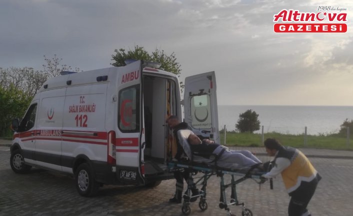 Gerze’de haber alınamayan kişi evinde baygın halde bulundu