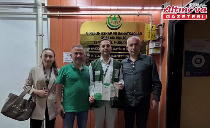 Giresun'da Yeşilay'dan sivil toplum kuruluşlarına ve muhtarlara “Aile Haftası“ ziyareti