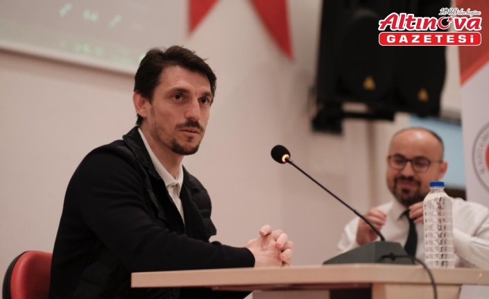 GMG Kastamonuspor Teknik Direktörü Ergin Keleş üniversitelilerle buluştu