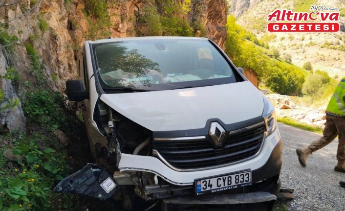 Gümüşhane'de trafik kazasında 1 kişi yaralandı