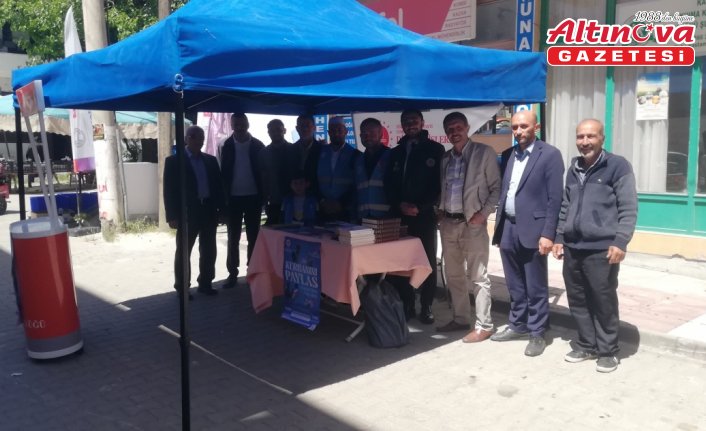 Hanönü'de kurban bağış standı kuruldu