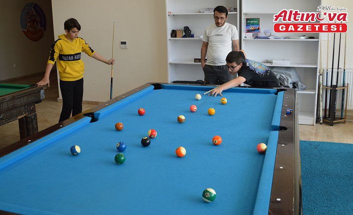 Havza'da 19 Mayıs Bilardo Turnuvası düzenlendi