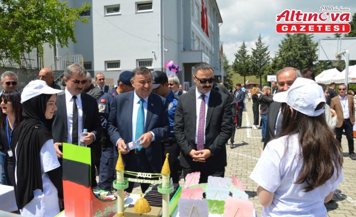 Havza Vakıfbank Atatürk Ortaokulu 4006 TÜBİTAK Bilim Fuarı açıldı