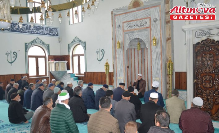 Havza'da afet kurbanı kesildi