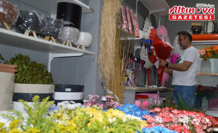 Havza'da çiçekçilerde Anneler Günü yoğunluğu yaşanıyor