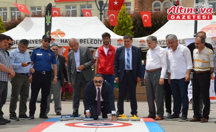 Havza'da Floor Curling ve Bocce turnuvası düzenlendi