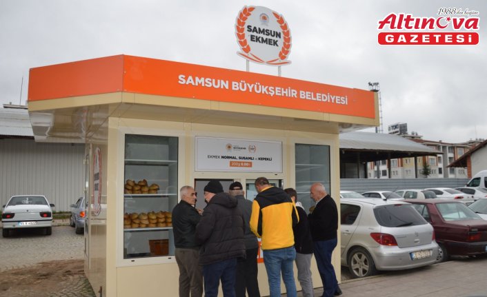 Havza’da “Samsun Ekmek“ satış noktası açıldı