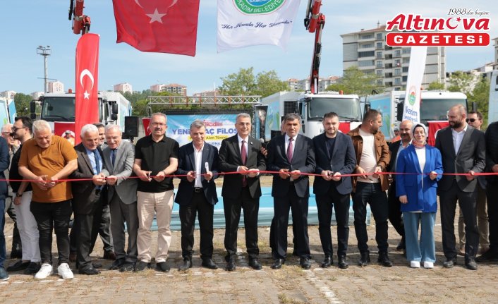 İlkadım Belediyesi 40 yeni araç aldı