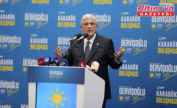 İYİ Parti Genel Başkanı Dervişoğlu, Karabük'te konuştu