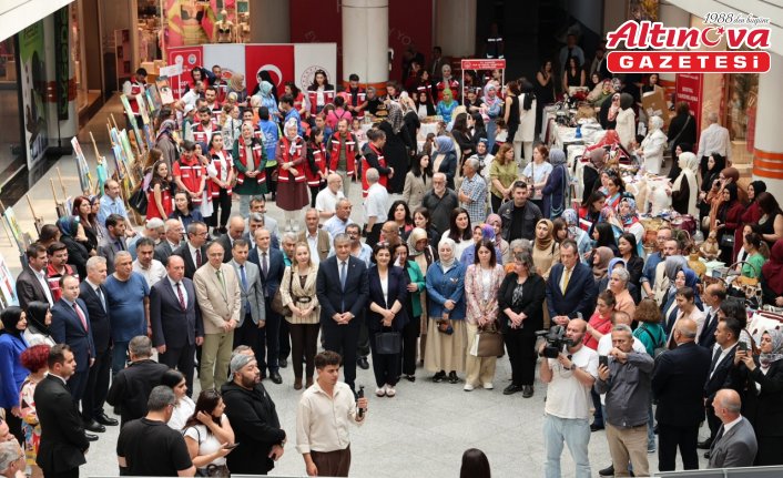 Karabük'te ADEM kursiyerlerinin sergisi açıldı