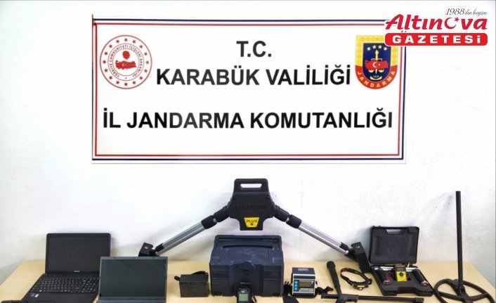 Karabük'te kaçak kazı operasyonunda 5 şüpheli yakalandı