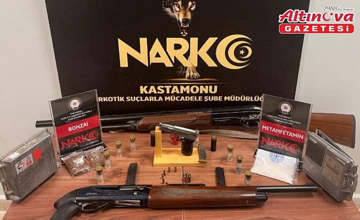 Kastamonu'da düzenlenen uyuşturucu operasyonunda 1 kişi tutuklandı