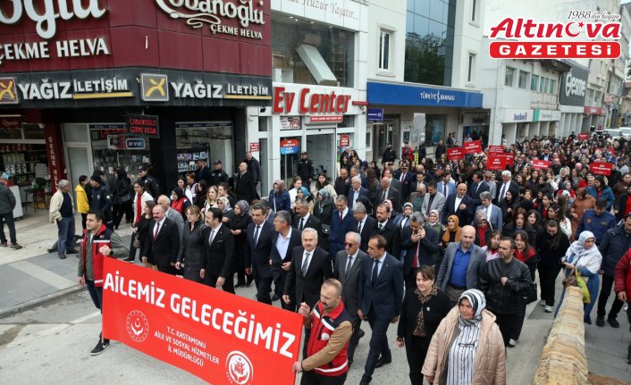 Kastamonu'da “Aile Haftası“ yürüyüşü gerçekleştirildi