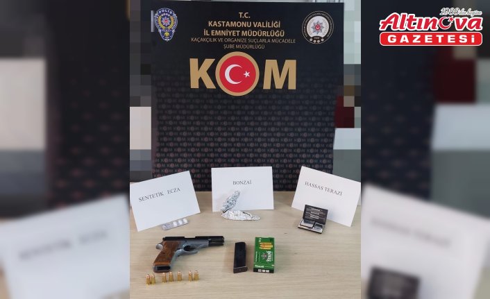 Kastamonu'da düzenlenen uyuşturucu operasyonunda 4 kişi yakalandı